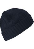 Urban Classics Beanie Cable Flap navy