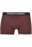 Urban Classics Organic Boxer Shorts 5-Pack plaidaop+jasper+cherry+blk+blk