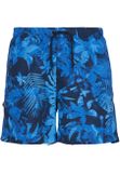 Urban Classics Pattern Swim Shorts blue flower