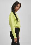 Urban Classics Ladies Oversized Short Raglan Crew frozen yellow