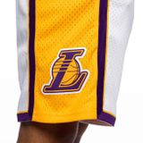 Mitchell &amp; Ness shorts Los Angeles Lakers white Swingman Shorts 