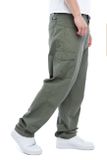 Mass Denim Pants Army Baggy Fit olive