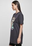 Mr. Tee Ladies Frida Kahlo Flower Tee navy