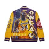 Mitchell &amp; Ness Los Angeles Lakers #34 Shaquille O&#039;Neal Player Burst Warm Up Jacket multi/white