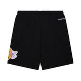 Mitchell &amp; Ness shorts Los Angeles Lakers Postgame Fleece Shorts Vintage Logo black