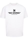 Mr. Tee No Diving Heavy Oversize Tee white