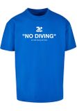 Mr. Tee No Diving Heavy Oversize Tee cobalt blue