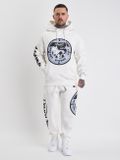 Amstaff Dyster Hoodie White