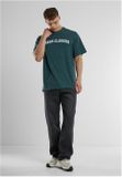 Urban Classics UC College Logo Tall Tee bottlegreen