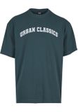 Urban Classics UC College Logo Tall Tee bottlegreen