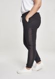 Urban Classics Ladies Tech Mesh Side Stripe Sweatpants black