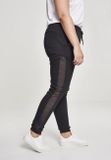 Urban Classics Ladies Tech Mesh Side Stripe Sweatpants black