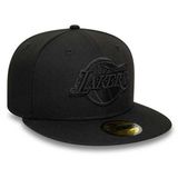 Šiltovka New Era 59Fifty NBA Essential Black On Black LA Lakers Black cap