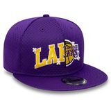 šiltovka New Era 9Fifty Half Stitch LA Lakers Purple Snapback Cap Snapback Cap