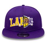 šiltovka New Era 9Fifty Half Stitch LA Lakers Purple Snapback Cap Snapback Cap