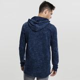 Pánska mikina Urban Classics Random Wash Hoody indigo