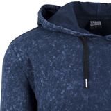 Pánska mikina Urban Classics Random Wash Hoody indigo