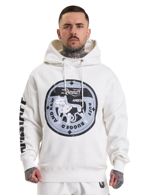 Amstaff Dyster Hoodie White - 2XL