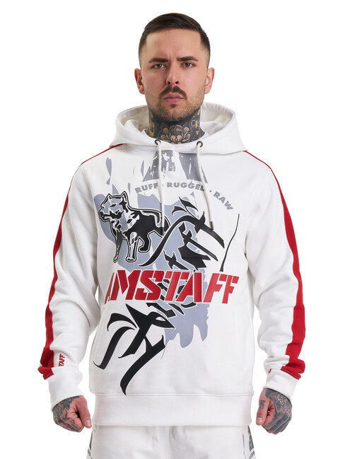 Amstaff Vedor Hoodie White - 3XL