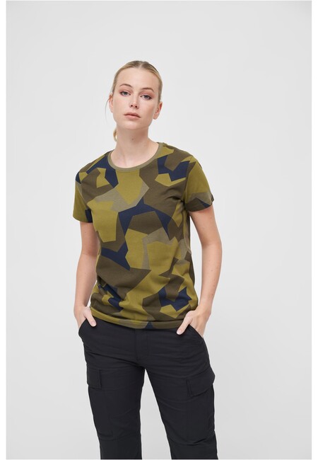 Brandit Ladies T-Shirt swedish camo - S