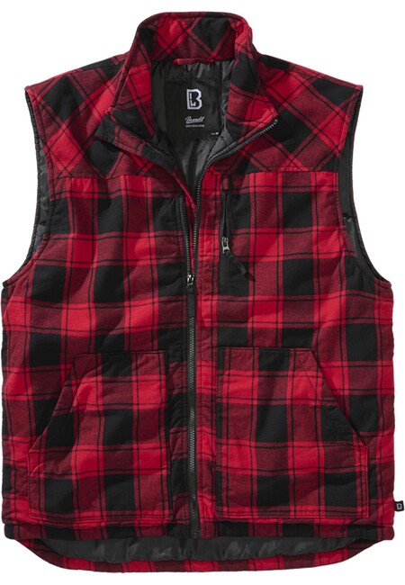 Brandit Lumber Vest red/black - 5XL
