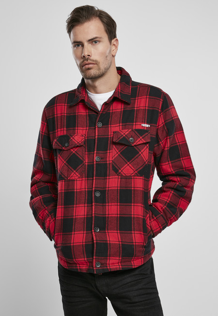 Brandit Lumberjacket red/black - 5XL