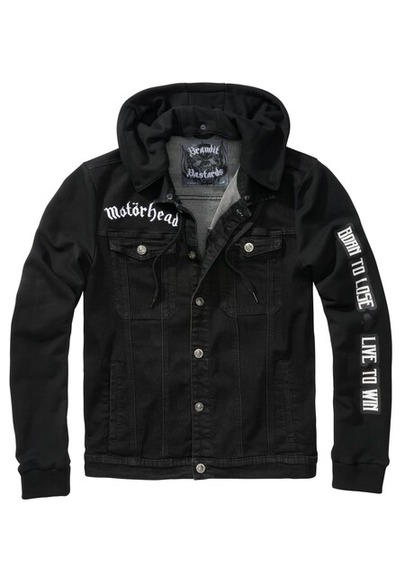 Brandit Motörhead Cradock Denimjacket black/black - L