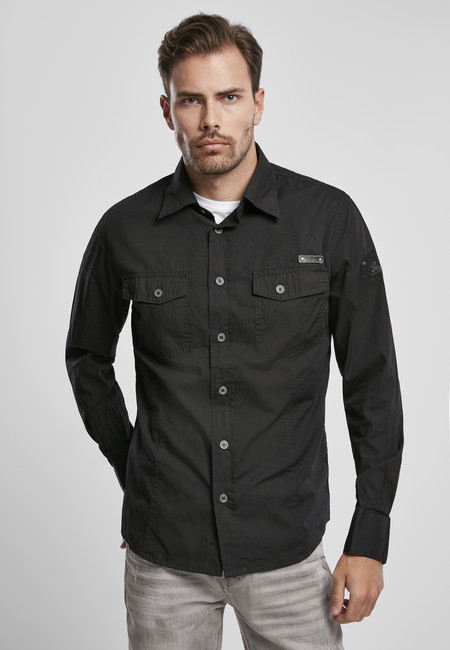 Brandit Slim Worker Shirt black - 3XL