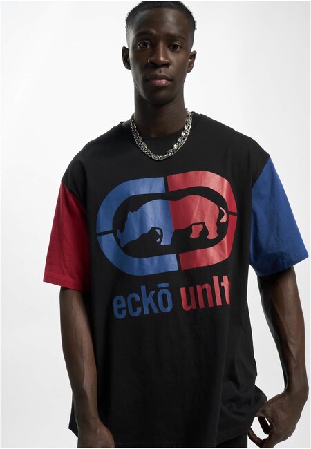 Ecko Unltd. Grande T-Shirt black/red/blue - S