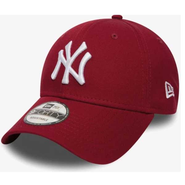 Detská šiltovka NEW ERA 9FORTY MLB League Essential NY Yankees Cardinal Red Adjustable cap - Child