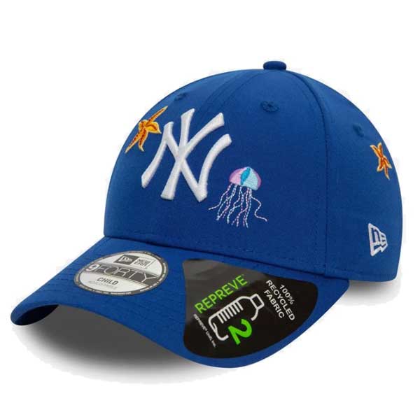 DETSKÁ čapica NEW ERA 9FORTY Repreve Icon Adjustable cap Blue - Child