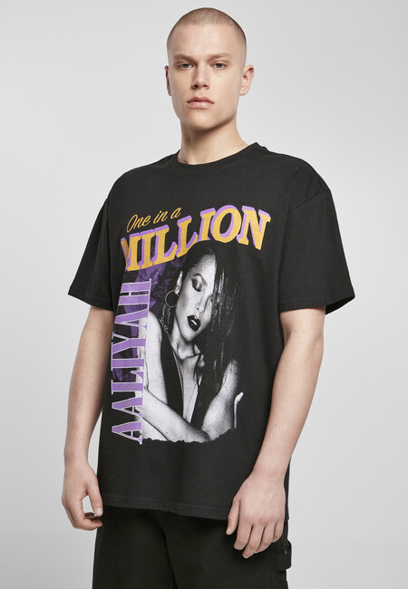 Mr. Tee Aaliyah One In A Million Oversize Tee black - L