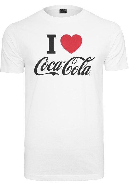 Mr. Tee Coca Cola I Love Coke Tee white - XXL