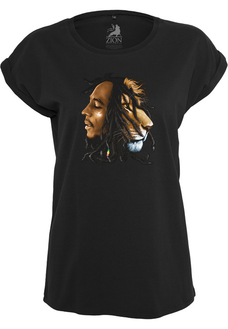 Obrázok Mr. Tee Ladies Bob Marley Lion Face Tee black - L