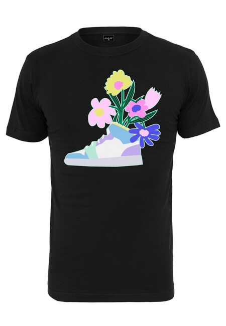 Mr. Tee Ladies Flower Sneaker Tee black - S