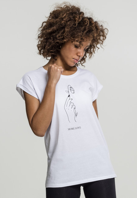 Obrázok Mr. Tee Ladies More Love Tee white - XS