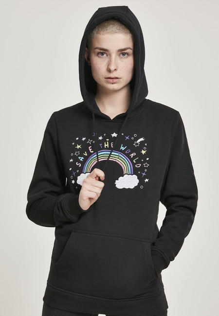 Obrázok Mr. Tee Ladies Save the World Hoody black - L