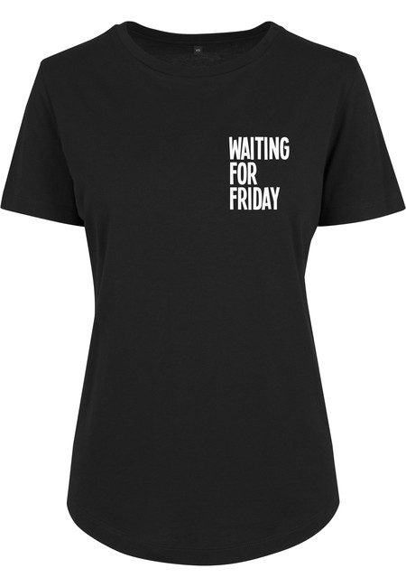 Obrázok Mister Tee Ladies Waiting For Friday Fit Tee black - L