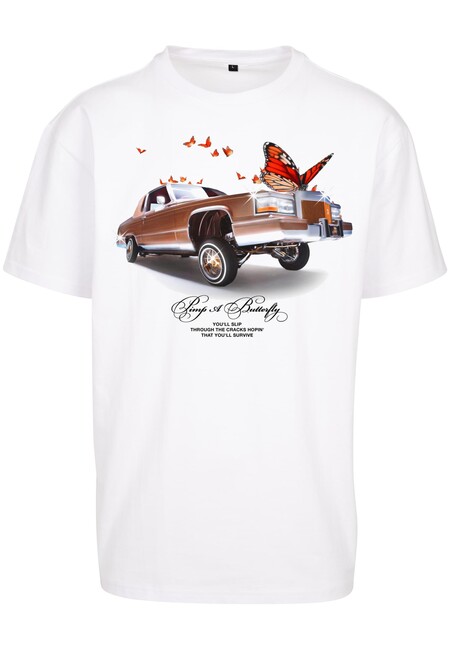 E-shop Mr. Tee Pimp a Butterfly Oversize Tee white - L