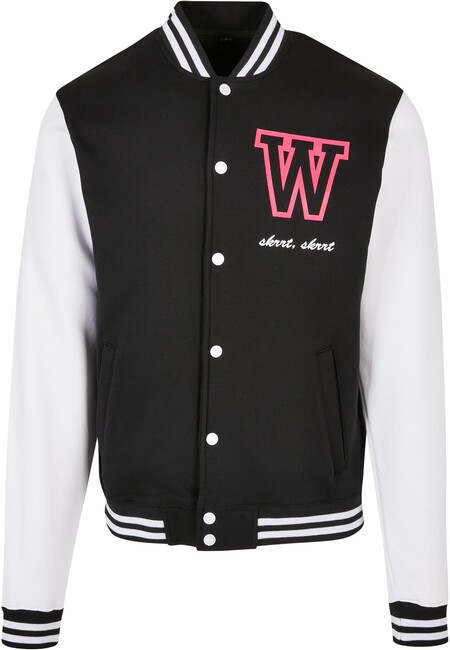 Mr. Tee Wonderful College Jacket blk/wht - M