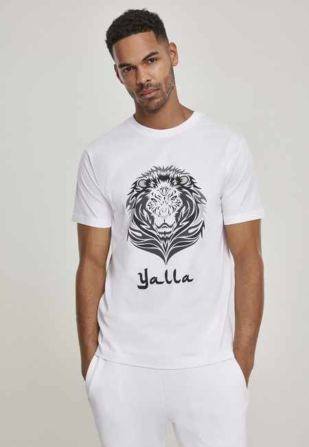 Mr. Tee Yalla Lion Tee white - L