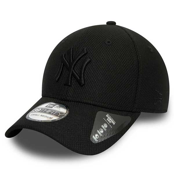 šiltovka New Era 9FORTY Diamond Era NY Yankees Stretch Fit cap Black - S/M