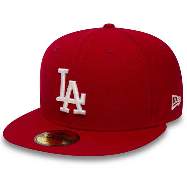 E-shop Šiltovka New Era 59Fifty Essential LA Dodgers Red cap - 7 1/2
