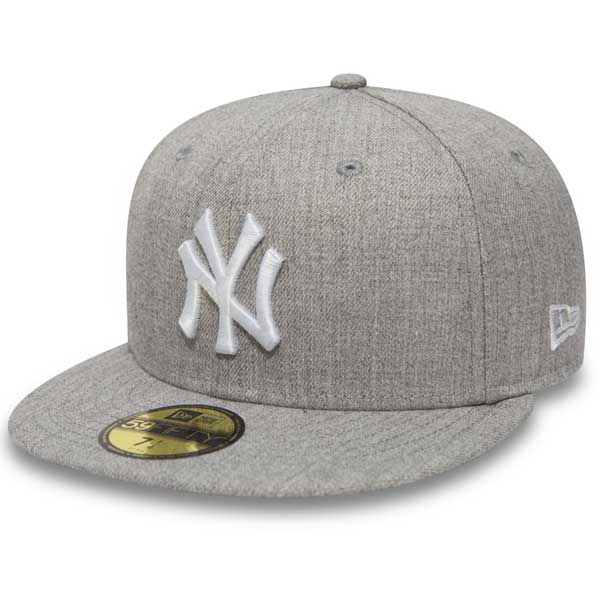 Šiltovka New Era 59Fifty Essential New York Yankees Heather Grey cap - 6 7/8