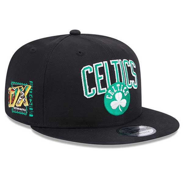 šiltovka New Era 9FIFTY NBA Patch Boston Celtics Black snapback cap - S/M