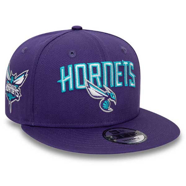 šiltovka New Era 9FIFTY NBA Patch Charlotte Hornets Purple snapback cap - M/L