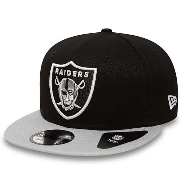 Šiltovka New Era 9FIFTY NFL Cotton Block Oakland Raiders Black snapback cap - M/L
