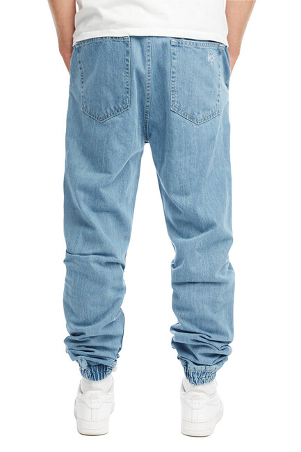 Pants Mass Denim Joggers Jeans Sneaker Fit Signature 2.0 light blue - W 36