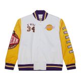 Mitchell & Ness Los Angeles Lakers #34 Shaquille O'Neal Player Burst Warm Up Jacket multi/white