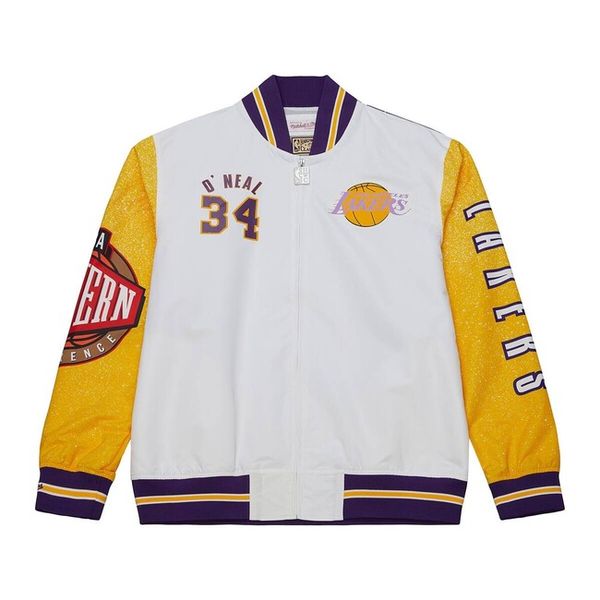 Mitchell & Ness Los Angeles Lakers #34 Shaquille O'Neal Player Burst Warm Up Jacket multi/white